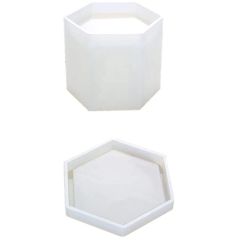 Силиконовые формы в виде призмы и эпоксидной смолы, набор силиконовых форм для подставки ручек «сделай сам», прозрачная Цветочная фотограф...