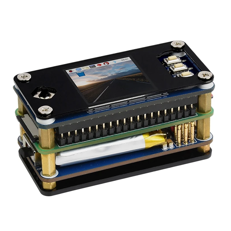 

Waveshare for Raspberry Pi Zero Wh Kit 1.3 Inch LCD Display Uninterruptible Power Supply UPS Expander Expansion Board