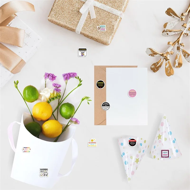 500 шт. яркие бумажные наклейки для скрапбукинга