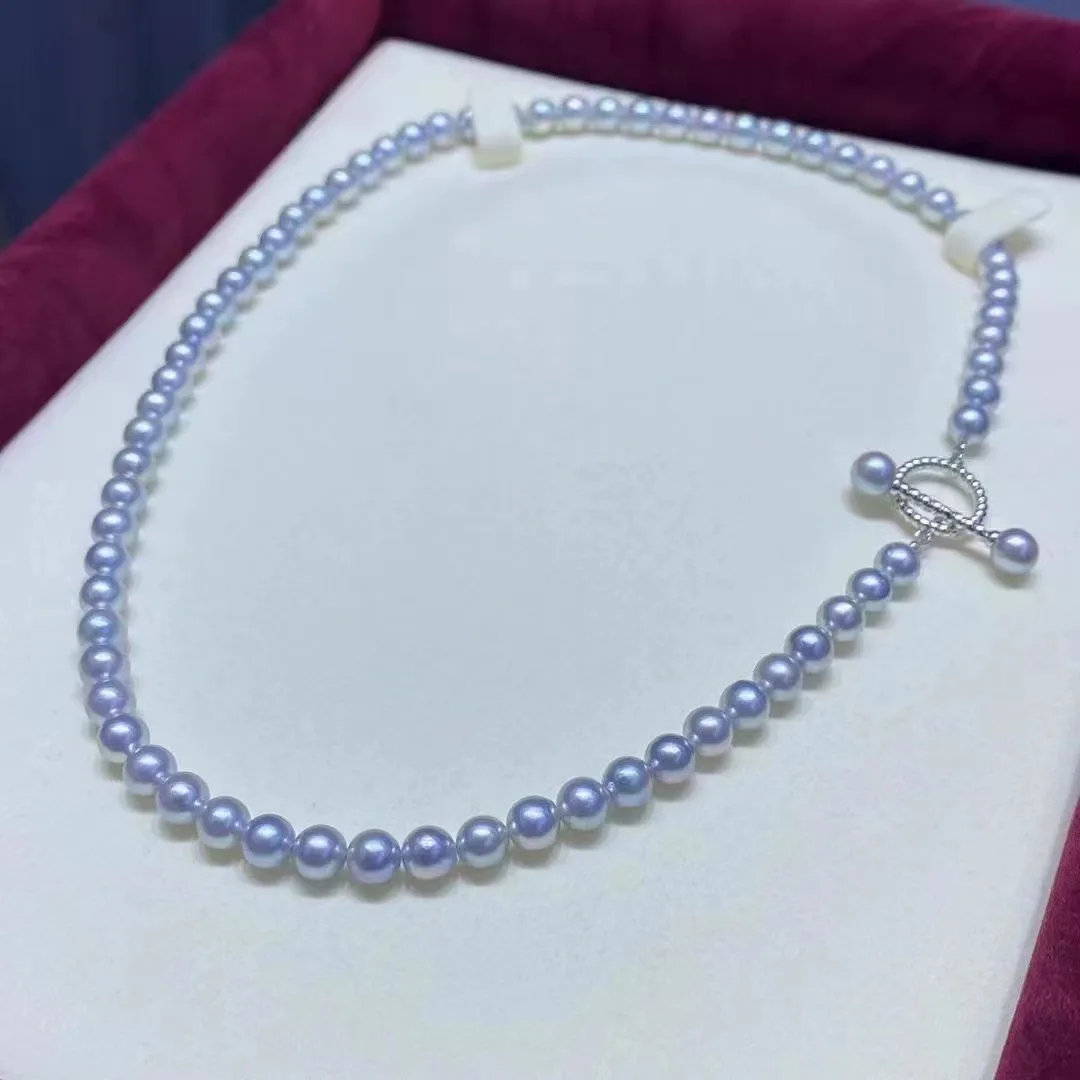 Ожерелье женское из искусственного жемчуга 925-6 5 мм | Украшения и аксессуары