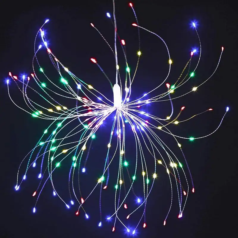 

Firework Lights With Remote Fairy Christmas String Lights Wire Lights 120 LED Ceiling Decorations Fairy Garden Lights With