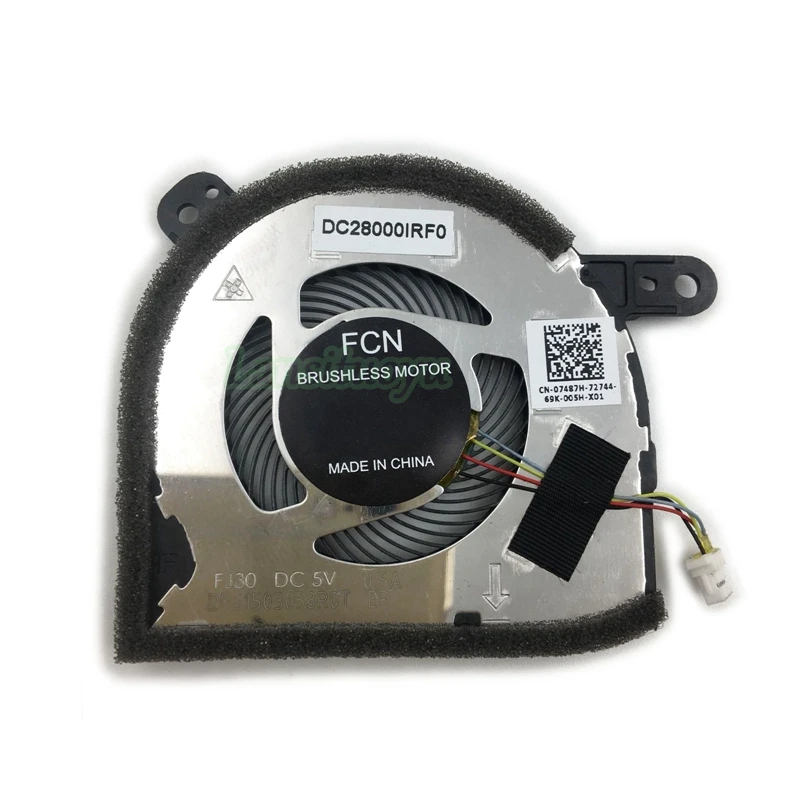 

New CPU Cooling Fan For Dell Latitude 12 5290 5280 5285 2in1 Cooler 0HFV18 EG50040S1-CC00-S9A 07487H DFS1503058R0T FJ30