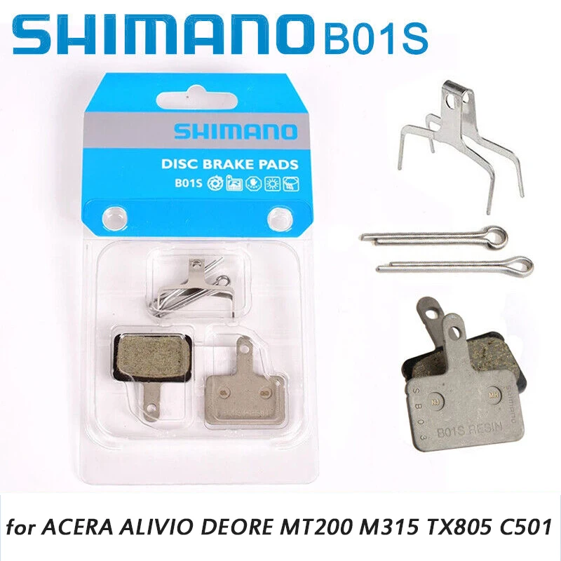 

Shimano B01S Brake Pads Resin Mountain Bike Disc Brake Pads for MT200 M315 Br-M485 M445 M446 M447 M395 M575 M416 M396 M525 M465
