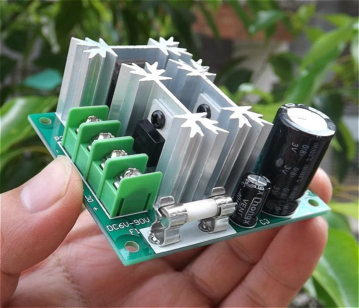 DC motor governor 6V 12V 24V 36V 48V 72V 90V high power PWM stepless speed control board