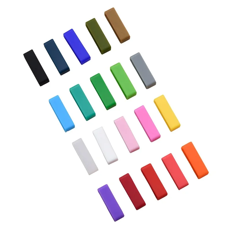 

4 шт., силиконовые ремешки для часов, 18/20/22/24/26 мм