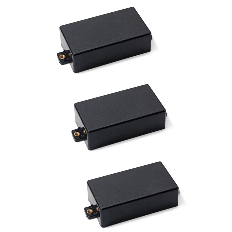 

3X Plastic Sealed Humbucker Pickup Cover Fit SQ ST Pickup Guitar Parts (Black)