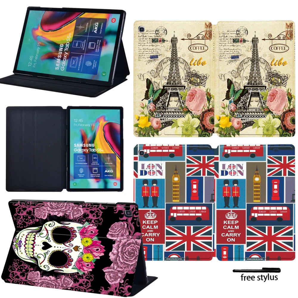 

For Samsung Galaxy Tab S6 Lite 10.4" S4 S5e S6 10.5" S7 11"/A7 Lite 8.7"T220 T225/A8 10.5 X200 X205 Leather Stand Tablet Case