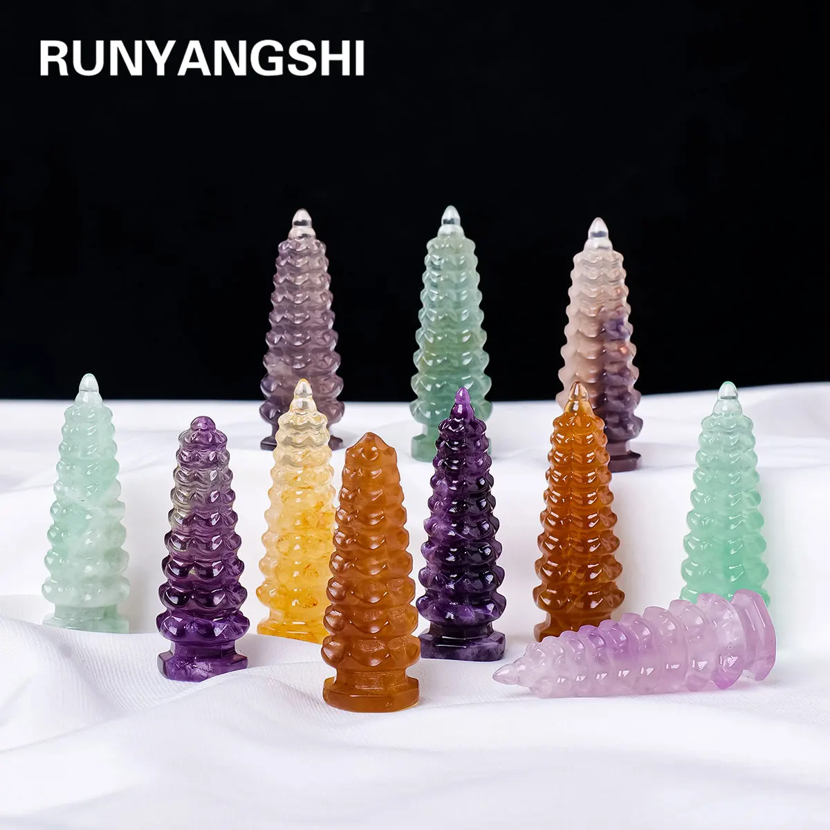 1 шт. натуральный кристалл Искусственный Аметист розовый кварц красочный