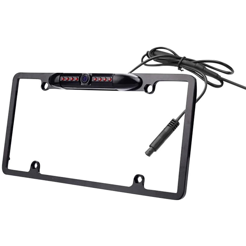 

1Pc License Plate Frame Reversing Camera Practical Advanced Intelligent Car Back Camera Rear View Camera for Car