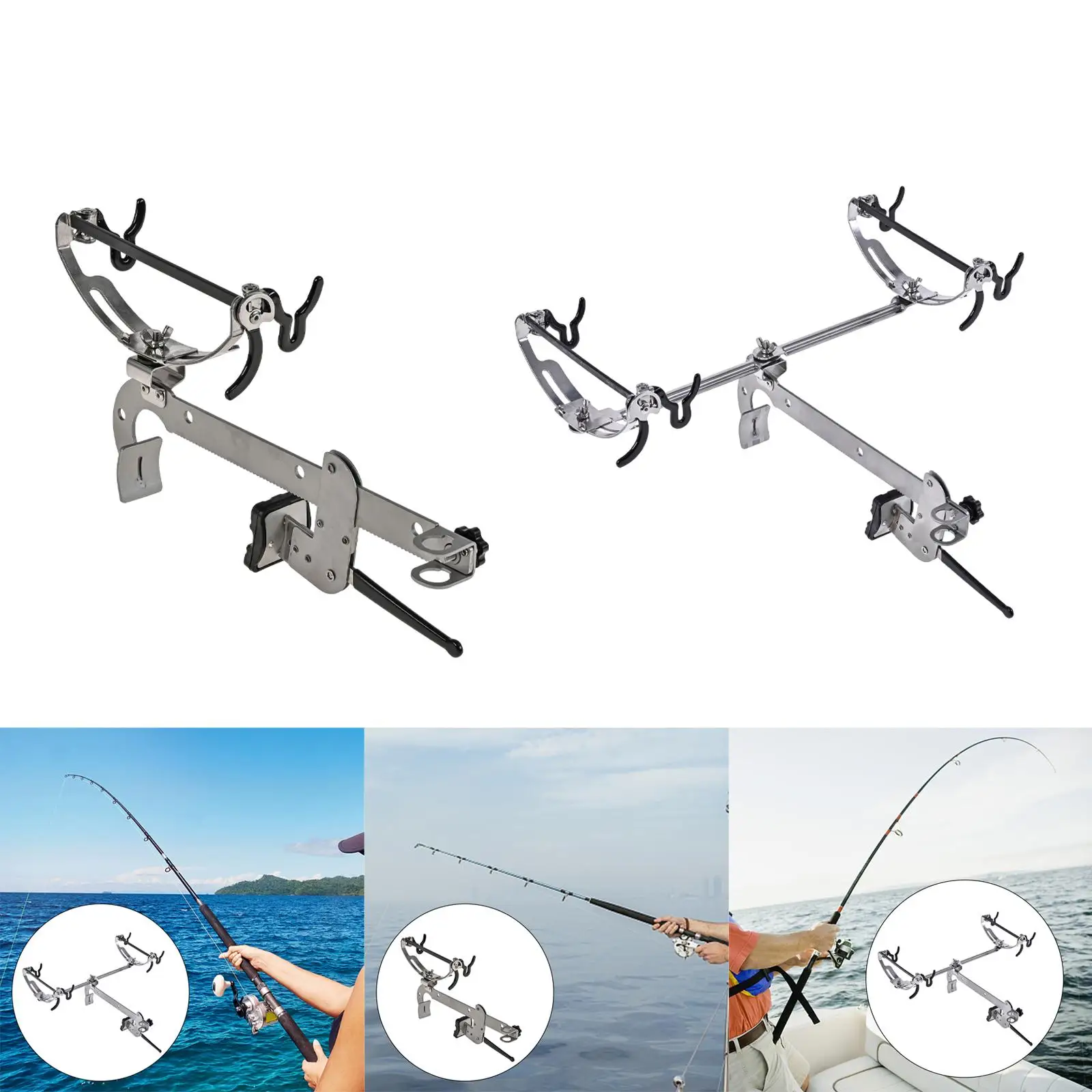 Многоугольный держатель удочки кронштейн для регулируемый нескользящий