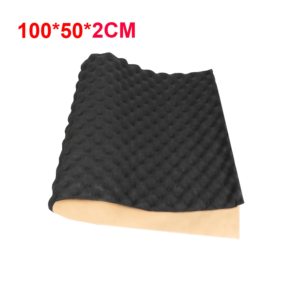 

50x50cm Car Sound Deadener Mat Sound Reducing Deadening Noise Insulation Acoustic Dampening Foam Subwoofer Mat Auto Accessories