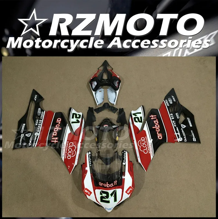 

Защитный чехол на весь корпус из АБС-пластика для мотоцикла, комплект обтекателей для Ducati 899 1199 Panigale s 2012 2013 2014 12 13 14 Cool 21