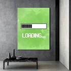 Постер с принтом в виде ручки винтажной игры, Забавный постер для игр, подарок для любителей игр, Картина на холсте, настенное искусство, Декор