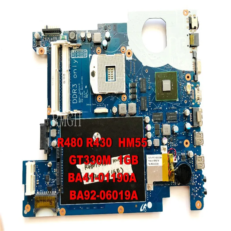 

BA41-01190A R480 R430 для ноутбука с материнской платой HM55 GT330M 1 Гб