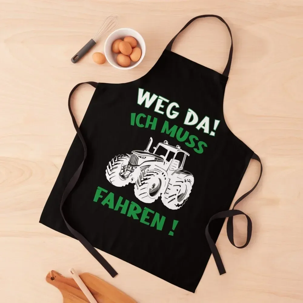 Получите из него у меня есть вождение трактора Фартук Кухонные аксессуары Kawaii