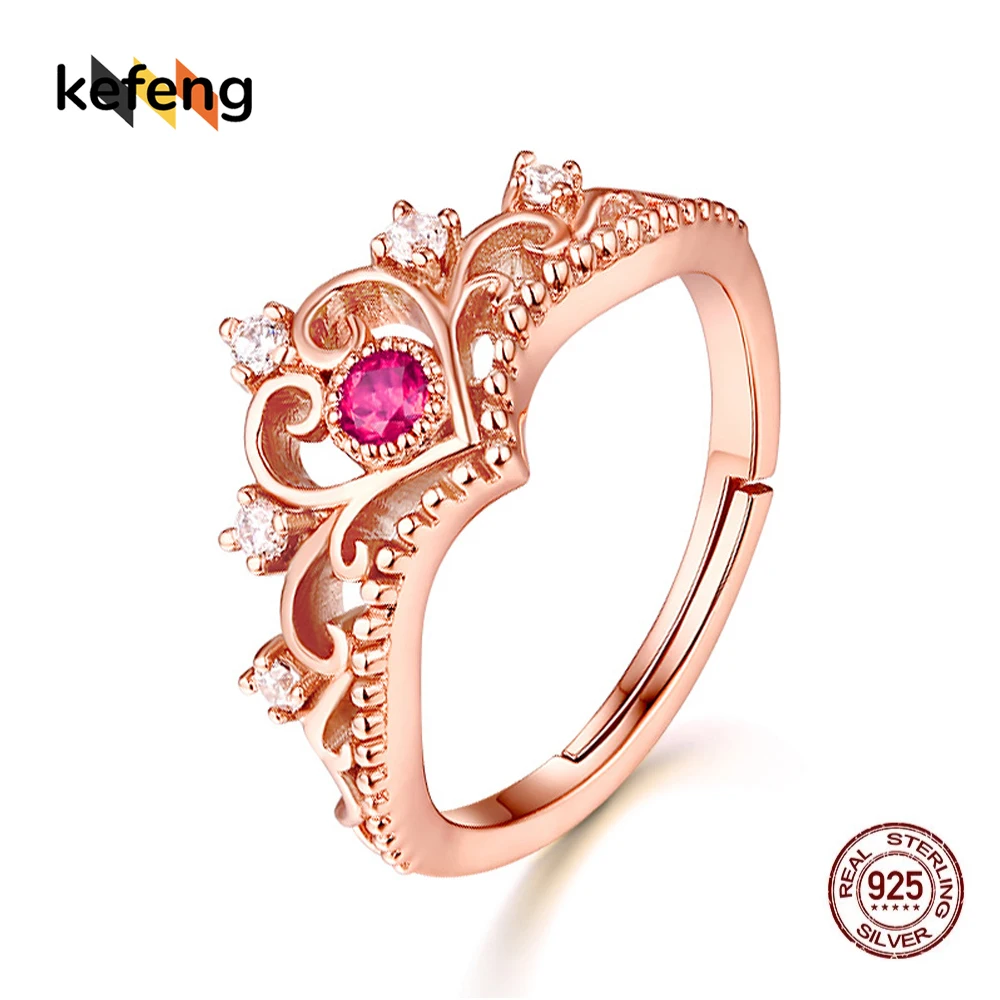 

Изысканное кольцо из серебра пробы, розовое кольцо с турмалином, свадебные украшения для женщин, регулируемые кольца, фотоподарок