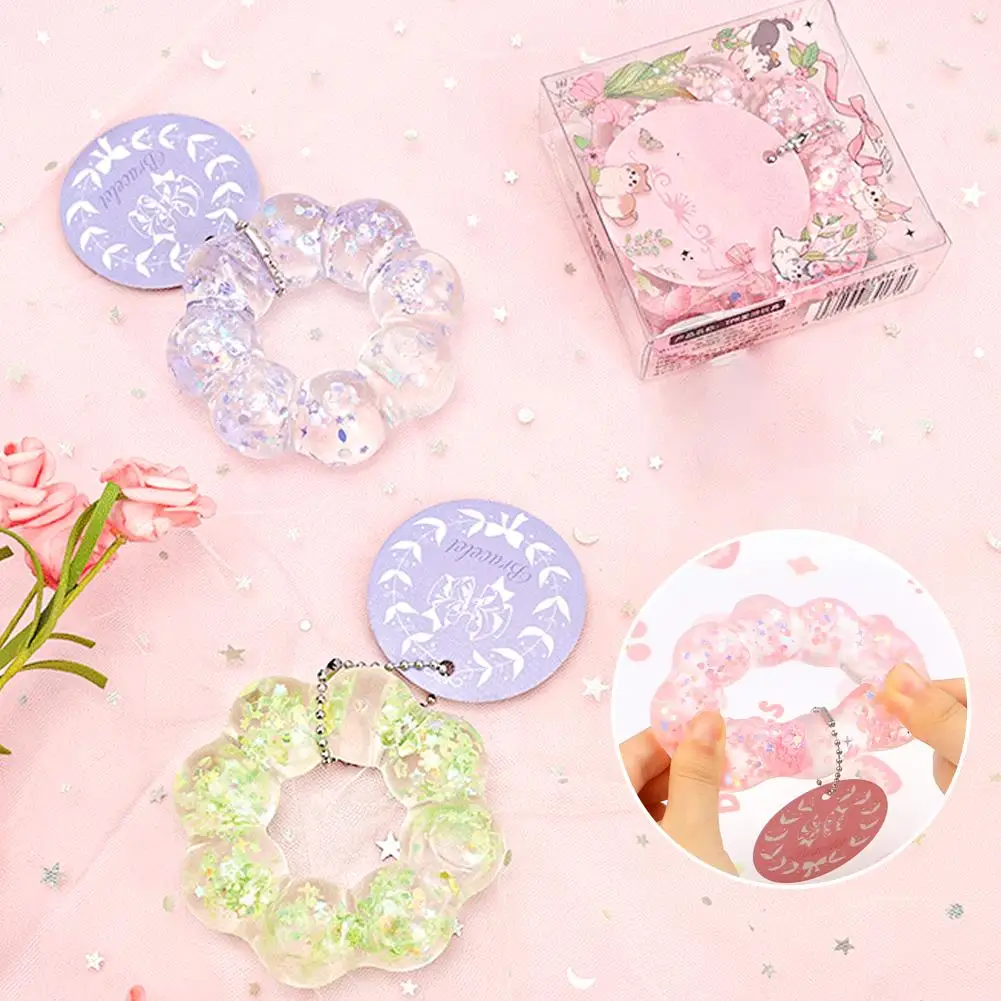 Разминающий браслет с малтозой игрушка для декомпрессии девочек Подарки