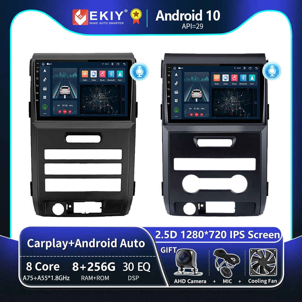 For Ford F150 P415 Raptor 2008-2014 Stereo Carplay Auto Multimedia Player Navigation Gps Dvd