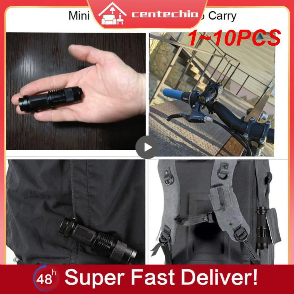 

1 ~ 10 шт. УФ фонарик 365/395 нм Портативный ультрафиолетовый водонепроницаемый зуммируемый фиолетовый фонарик детектор скорпиона УФ