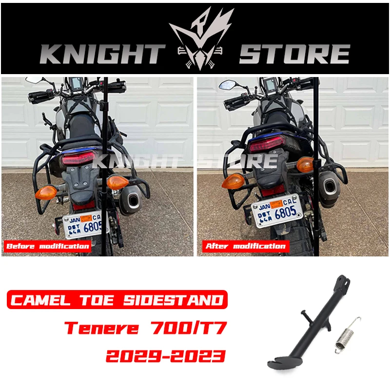 Подходит для модификации Yamaha T7 camel toe side rail TENERE700 2019 2020 2021 2022 2023 кронштейн ножной