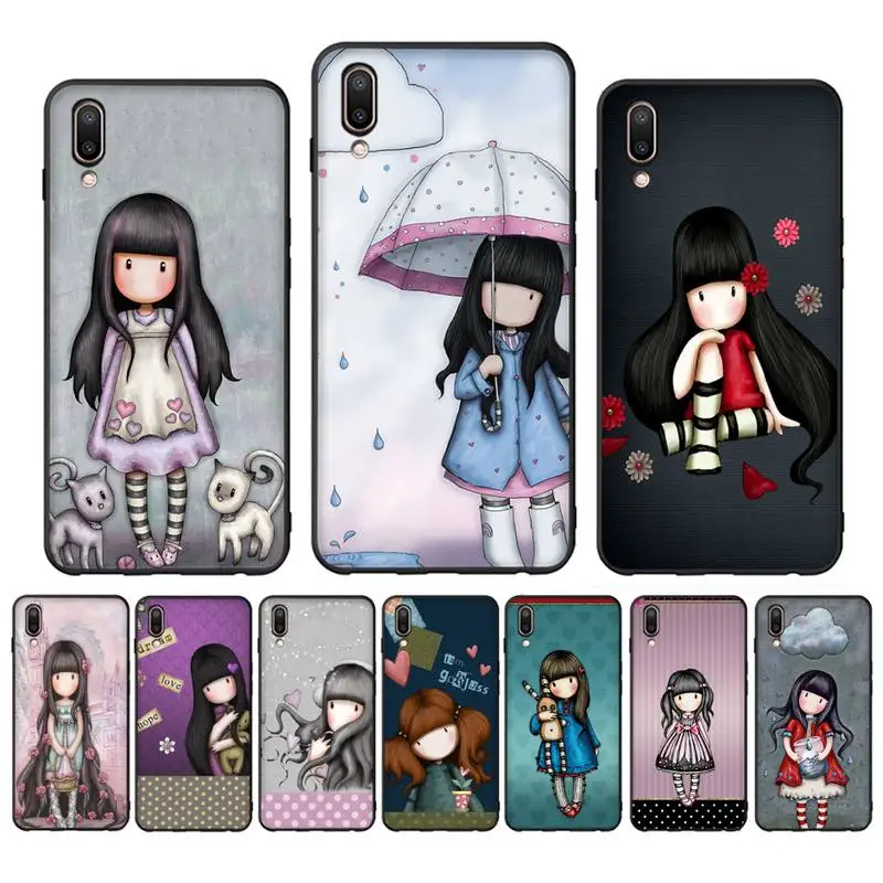 

Santoro Gorjuss cartoon girl Phone Case for Samsung A51 A30s A52 A71 A12 for Huawei Honor 10i for OPPO vivo Y11 cover