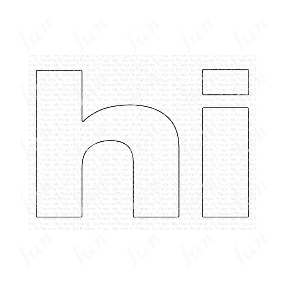 

Hot Sale Metal Cutting Die Diy Molds Scrapbooking Paper Making Cuts Crafts Template Handmade Card Hi Word Big Die Cutting Dies