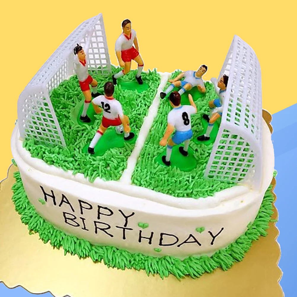 

Decorations Party Soccer Football Birthday Supplies Cake Themedstuff Pastel Artificialfor Display Desserts Simulated Props Model
