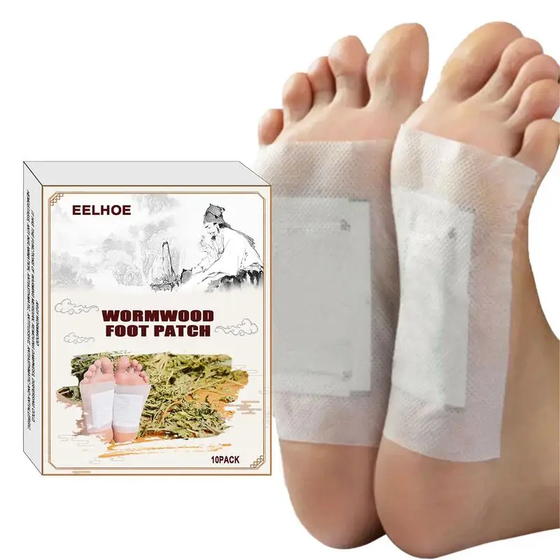 

10 накладок на ногу De-tox для удаления загрязнений, улучшает качество сна, снимает стресс и усталость