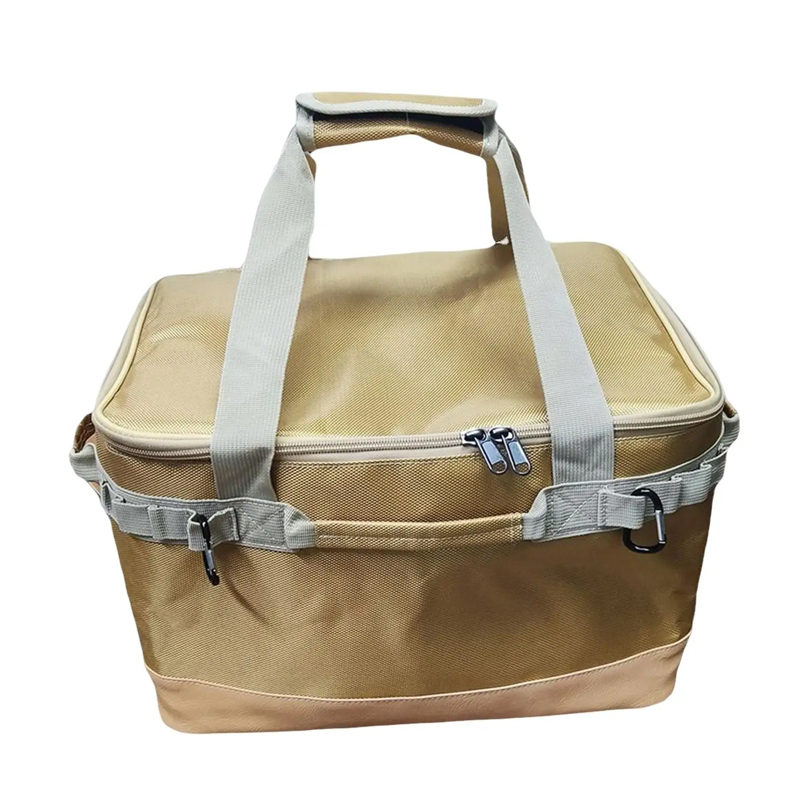 

Camping Cooking Utensils Organizer Travel Bag Portable Pouch BBQ Camp Must Haves Cookware Carrier Oganizer for Utensil Car RV