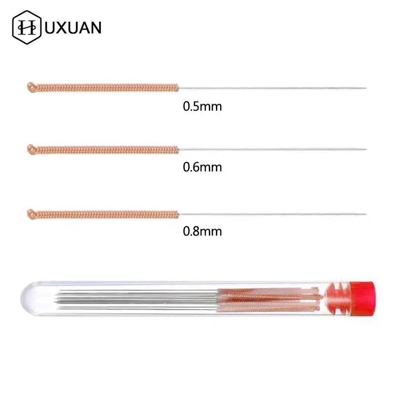 

5pcs 0.5mm 0.6mm 0.8mm Stainless Steel Nozzle Cleaning Needles Tool Drill For V6 Nozzle 3D Printer Part