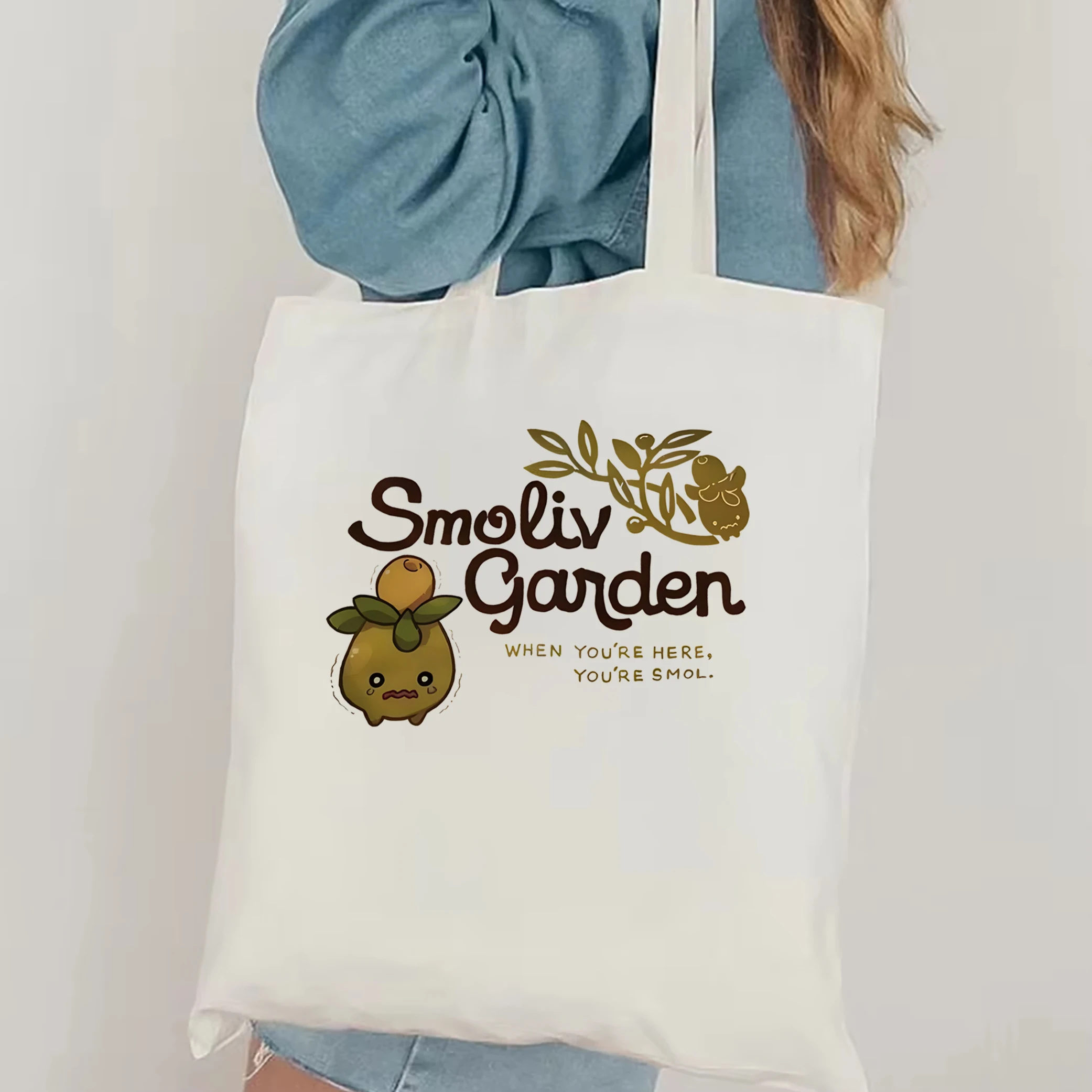 Smoliv Pokemon Холщовая Большая Сумка Женская Повседневная На Плечо Для Покупок