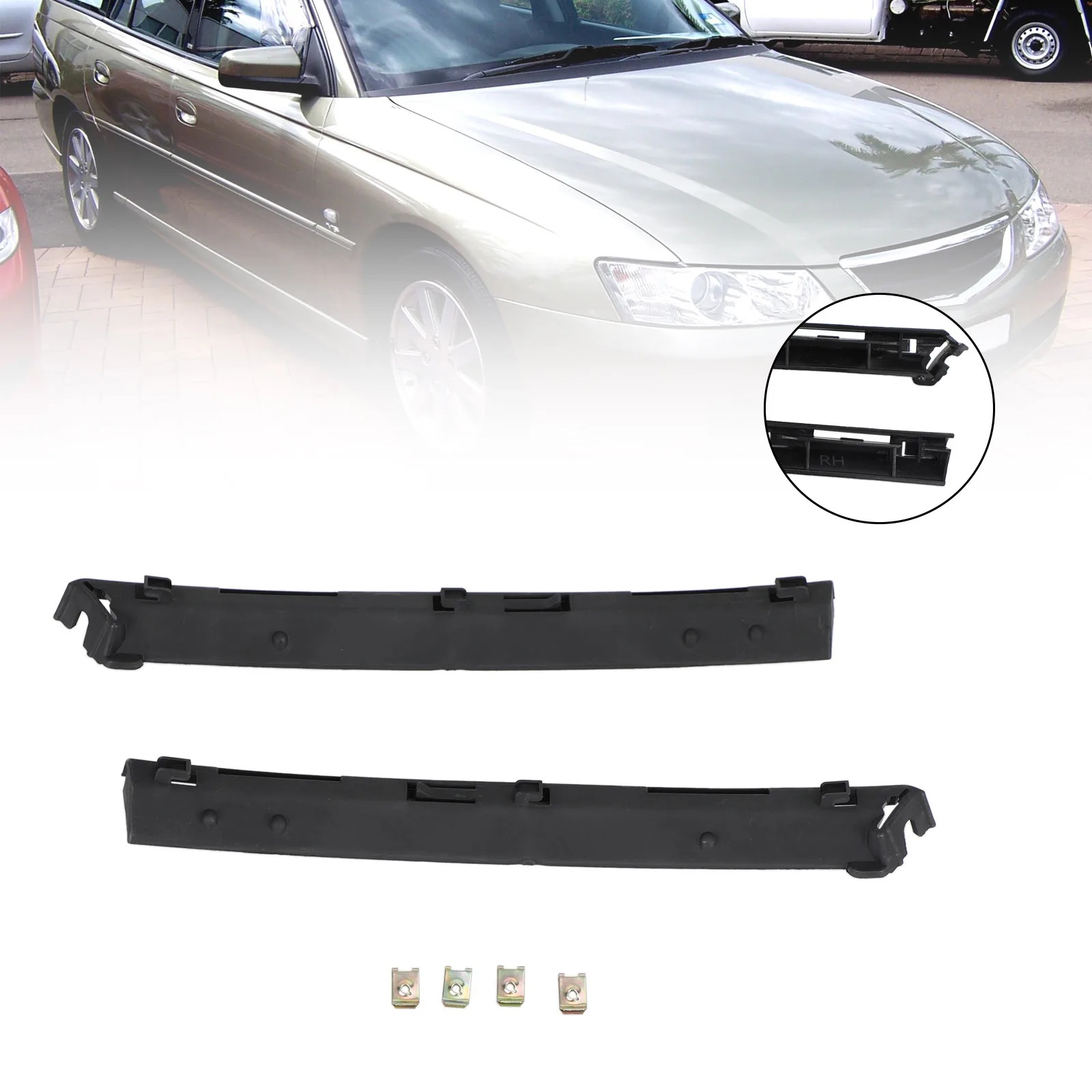 

Artudatech Front Bumper Bar Bracket Pair Suit For Holden Commodore VY VZ 02-07 LH+RH Car Accessories