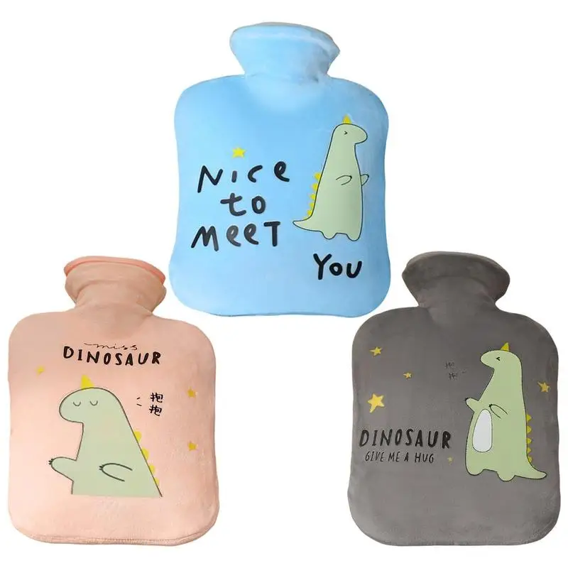 

Cute Hot Water Bottle Bag Plush Hand Warmer Heat Pack Warm Belly Instant Hot Pack Winter Water Heating Pad