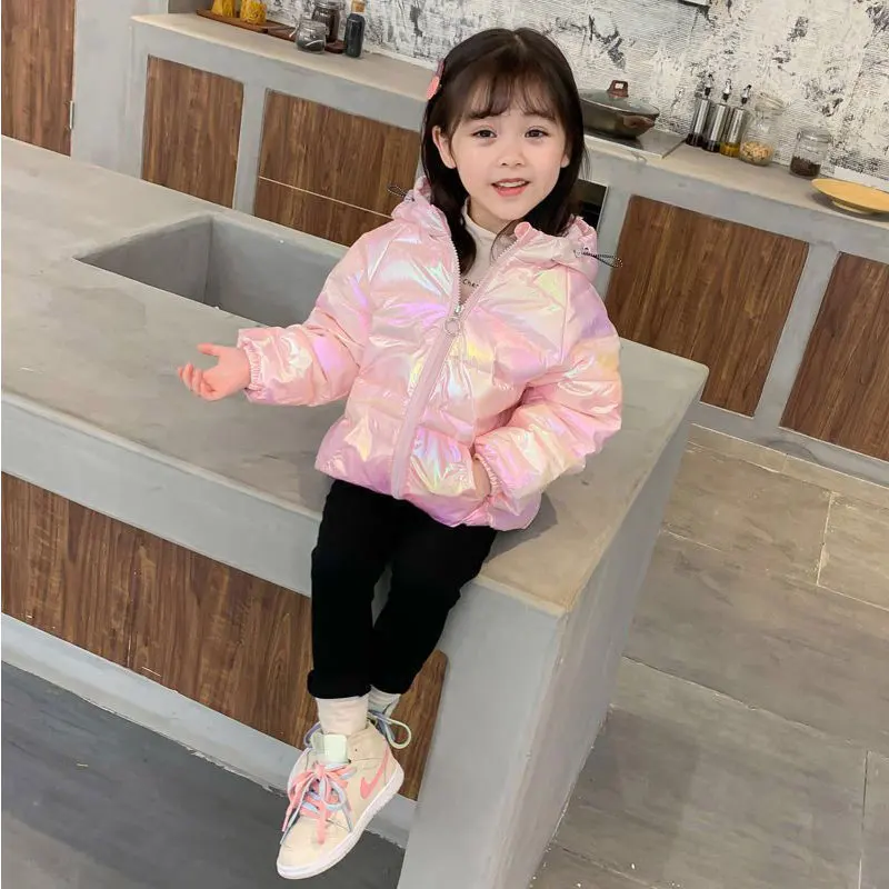 

Детская светильник Кая пуховая куртка с капюшоном, на весну и осень