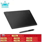 Графический планшет Huion HS64, цифровой планшет для рисования с безбатарейным стилусом 8192, клавиши нажатия, Поддержка Android, Windows, MacOS
