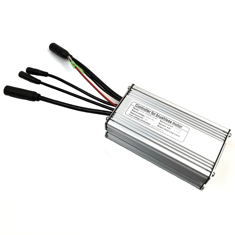 

Electric Bicycle KT-22A Controller 36V/48V 9 Tube Squarewave Controller With Double Head Light Wire