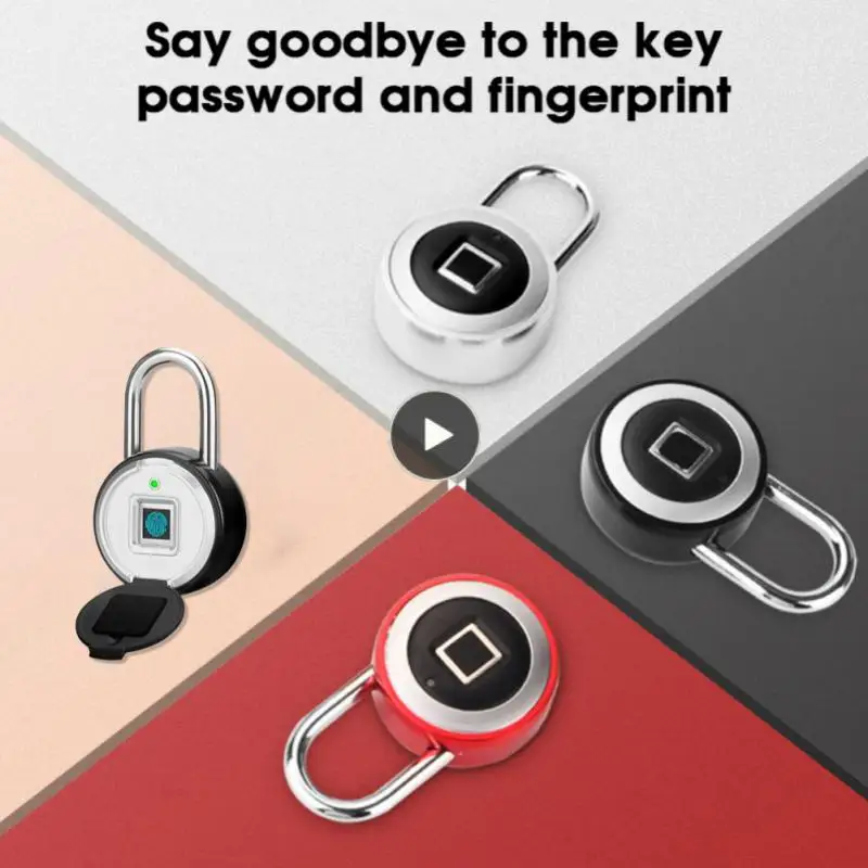 

Pull Resistant Fingerprint Padlock Lock Quick Unlock Cabinet Lock Tuya/smart Life Electronic Fingerprint Lock