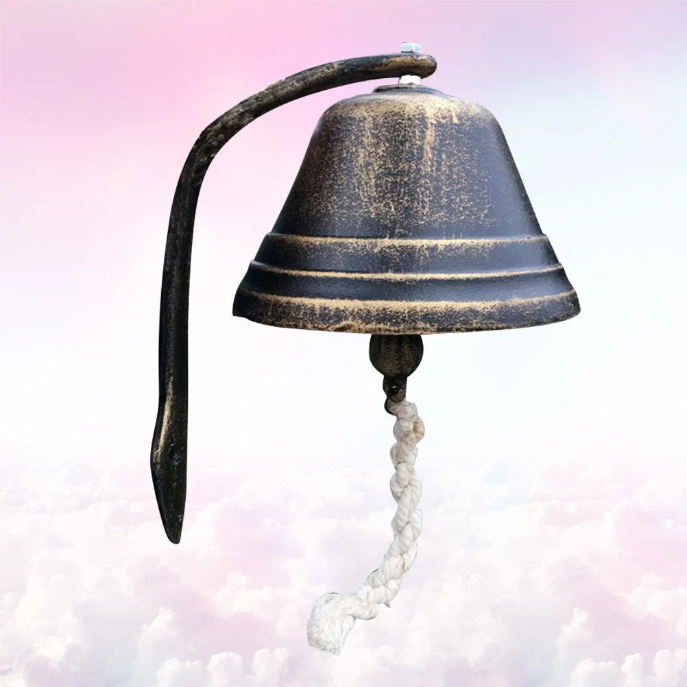 

Декоративный Колокольчик для стойки регистрации, ручной кофейный декор, дверной звонок в стиле ретро, настенный чугунный звонок в сельском ...