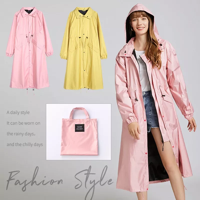 

adult extended raincoat waterproof raincoat traveling outdoor walking raincoat raincoat hooded raincoat