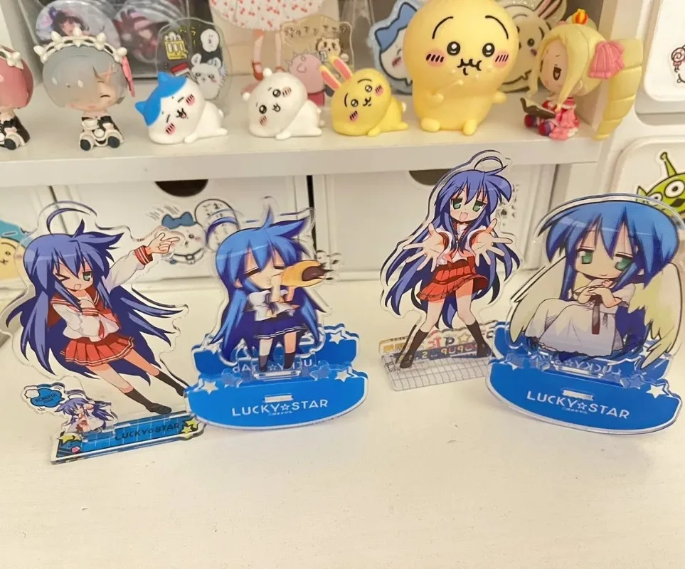 Izumi Konata аниме фигурки стенд модель тарелка Lucky Star тарелка декор стола стоящее украшение для рабочего стола дети друзья подарок игрушки фанаты (art.: 3920cfd6567ce) - 3920cfd6567ce