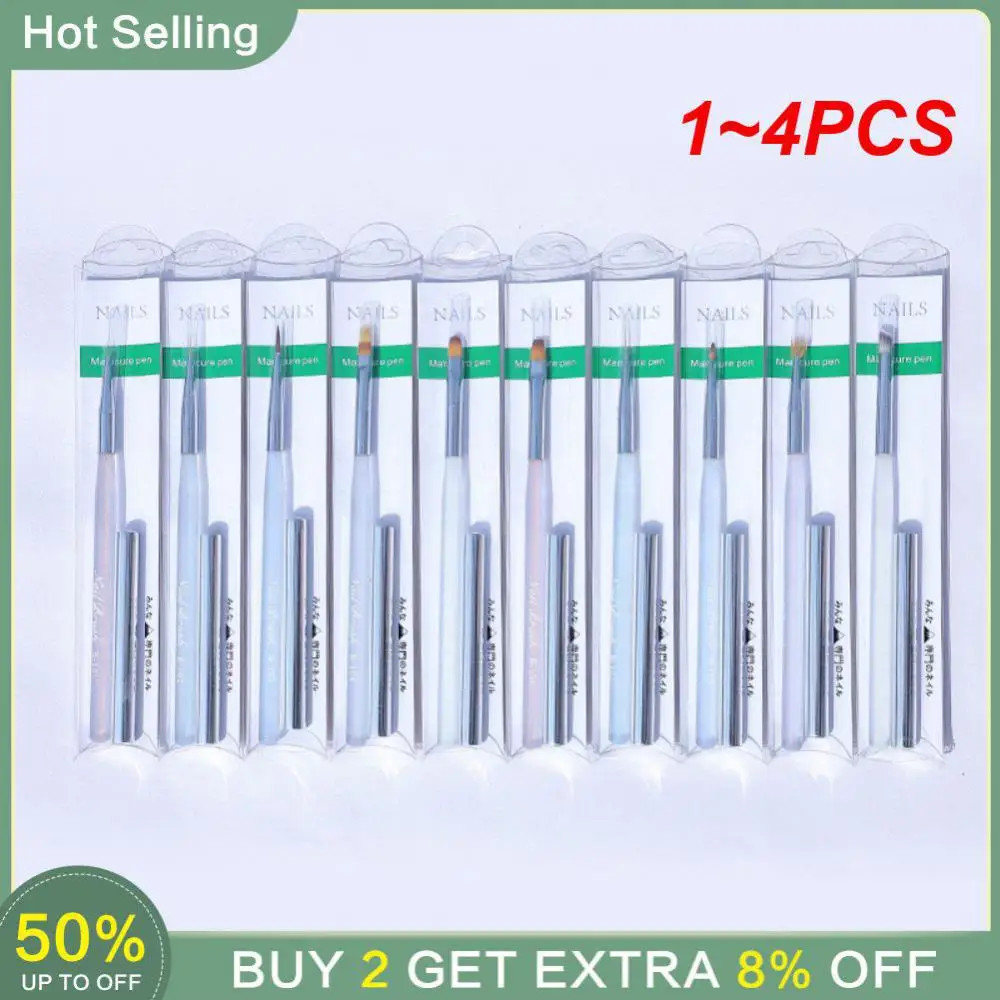 1-4 шт. кисти для дизайна ногтей