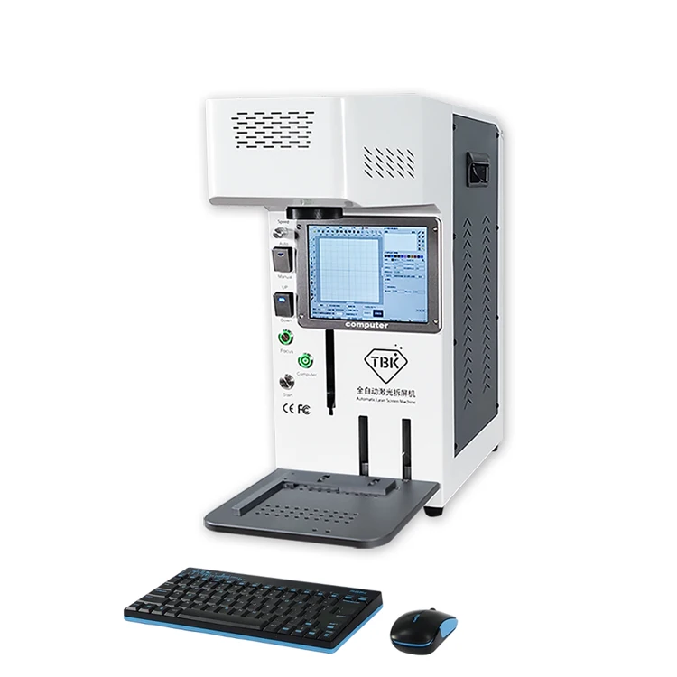 Миниатюрный лазерный сепаратор с ЖК-дисплеем TBK958B для удаления задней стеклянной