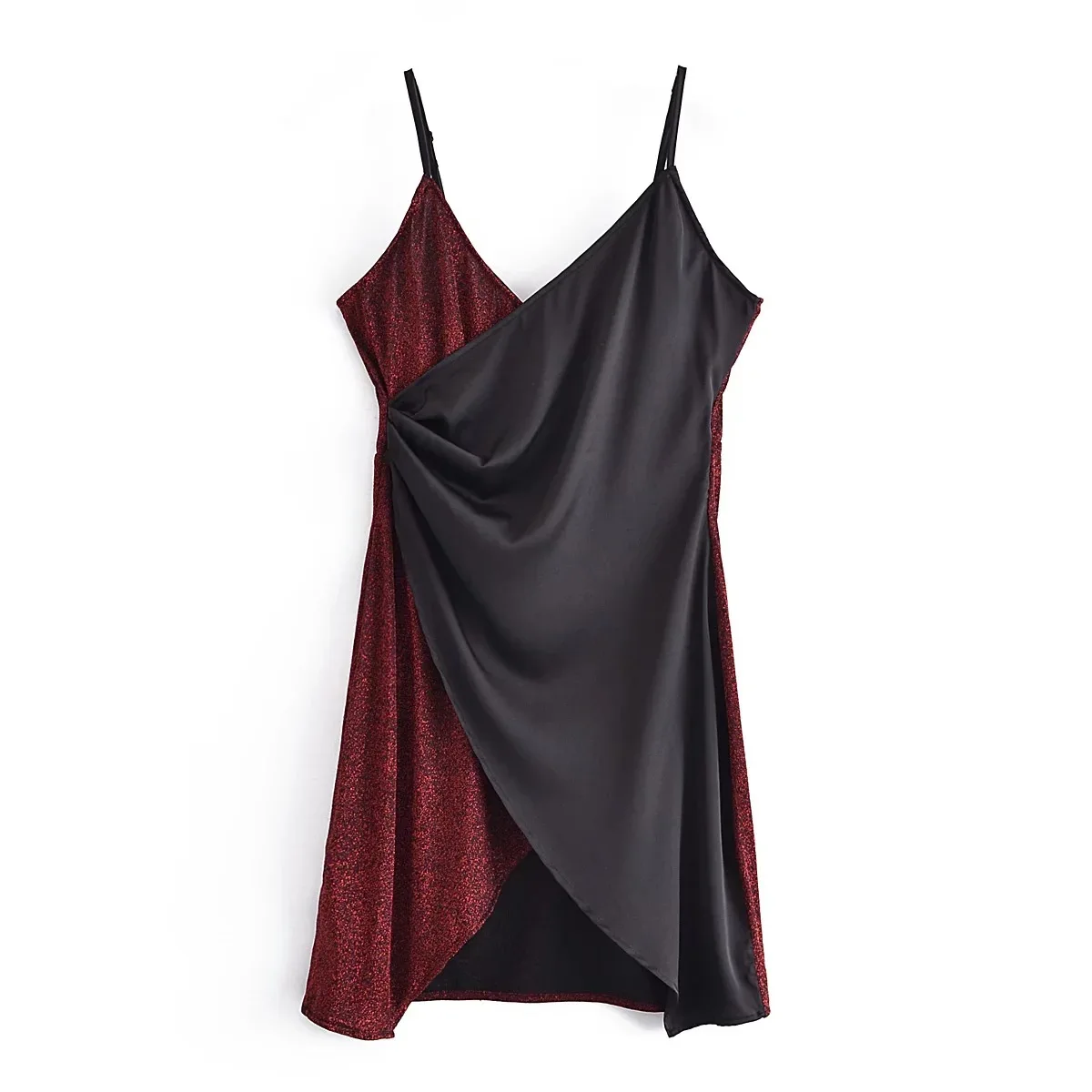 

Sexy Mini Dress Bodycon Party Dress Women Deep V-Neck Patchwork Dresses Sequined Backless Femme 2023 New Year Club Wear Vestidos