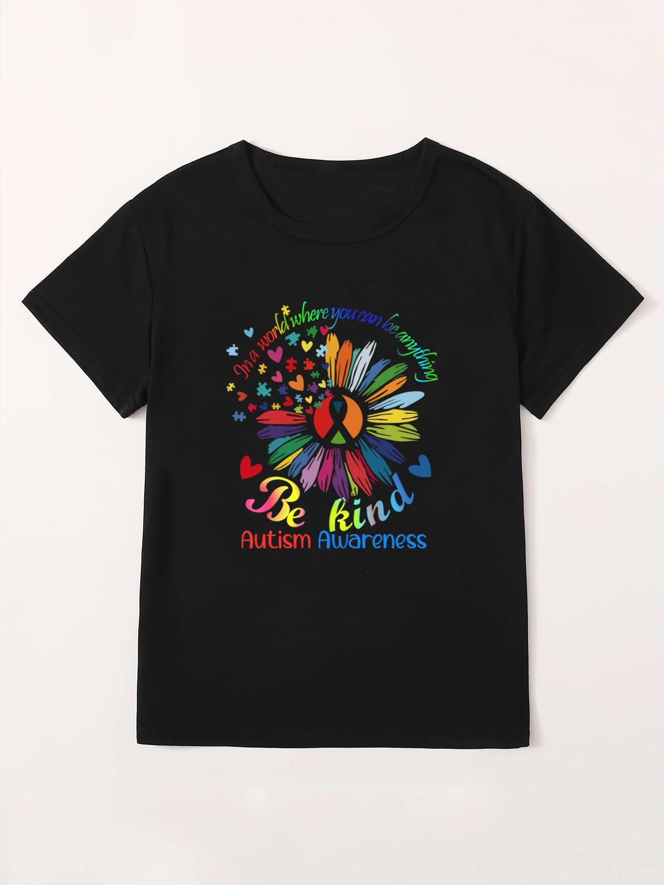 

Autism Awareness Blouses and Shirts Y2k Subversive T-shirts Women's Clothing With Free Shipping Items to Sri Lanka Low Price 3