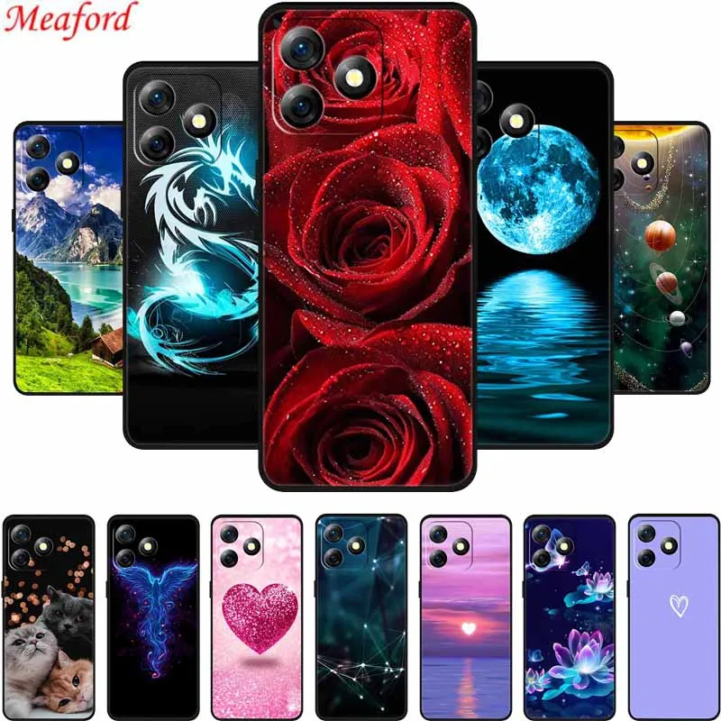 Чехол для телефона Ulefone Note 18 Ultra задняя крышка чехол Note18 черный силиконовый мягкий