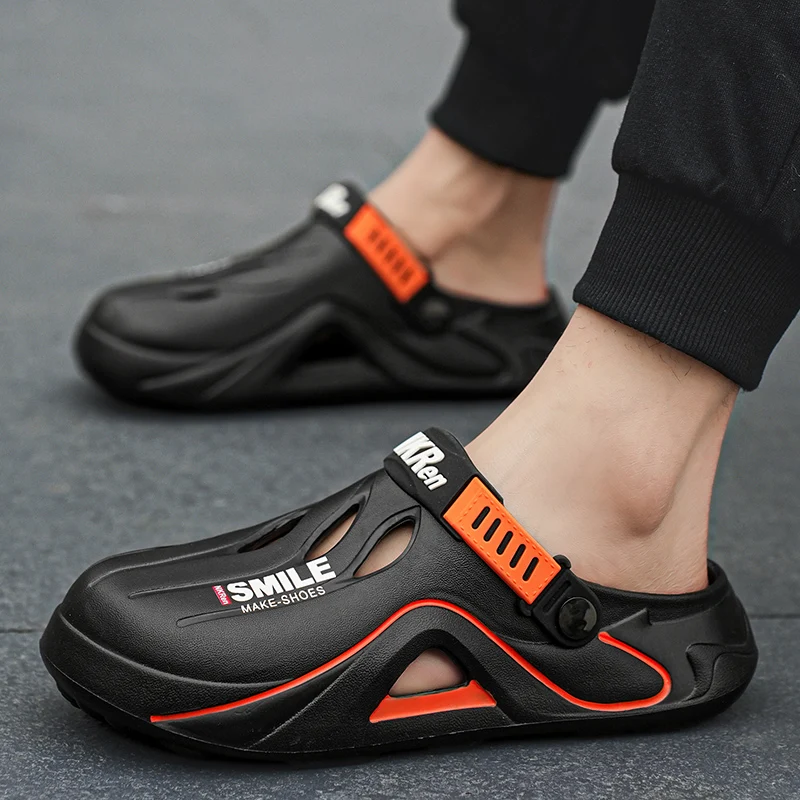 2024 Дизайнерские мужские летние сандалии тапки для дома и сада на платформе