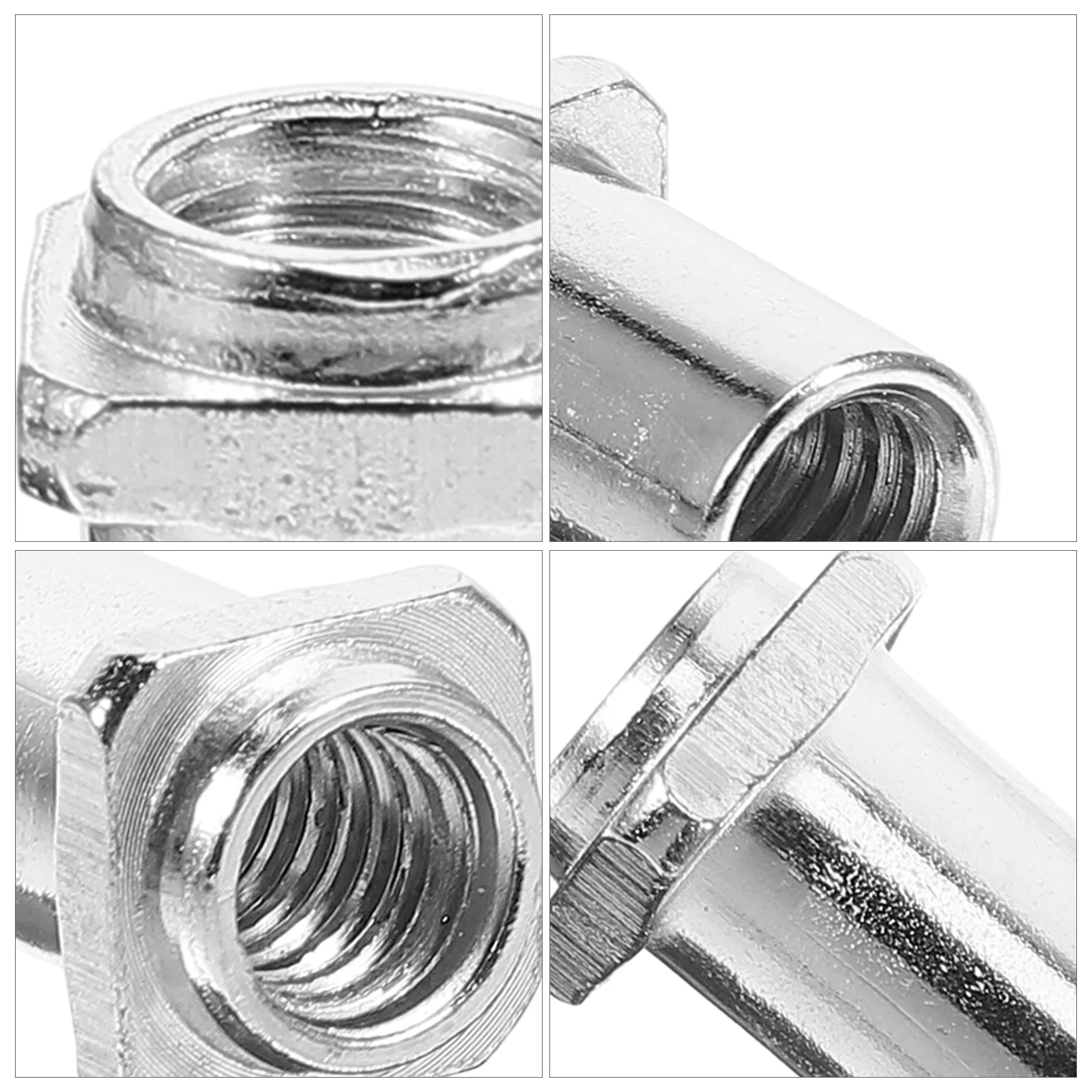 20 Pcs Replacement Tom Lug Swivel Nuts Spare Part for Drum Parts Floor Supply Iron