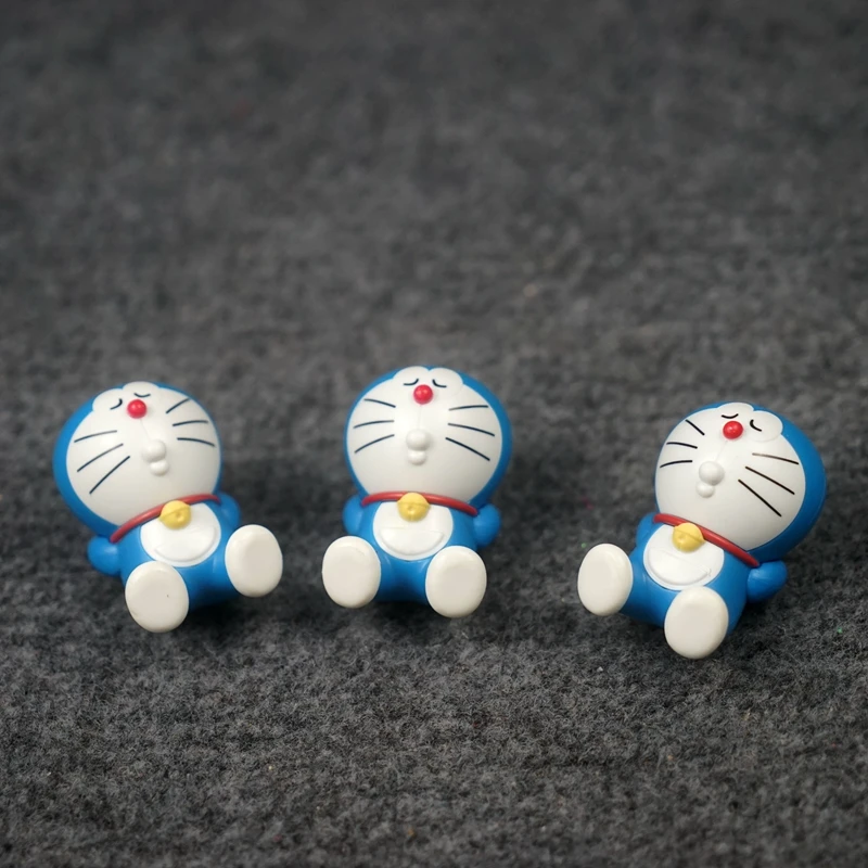 

Doraemon Cute Cat Model Deaktop Ornaments Children Toy Leisure Lying Figure Toy Gifts