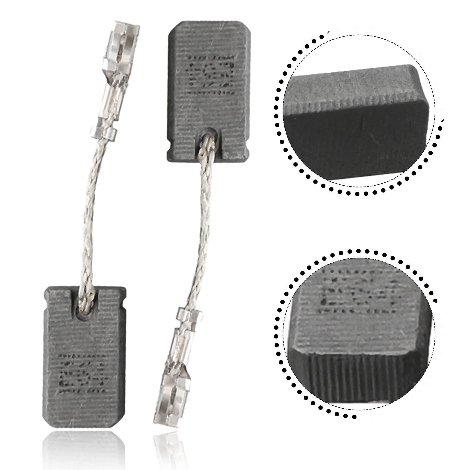 5*10*17 мм угольные щетки карбоны для двигателя карбон Bosch GWS 1000 1100 1400 10 11 14 15-125