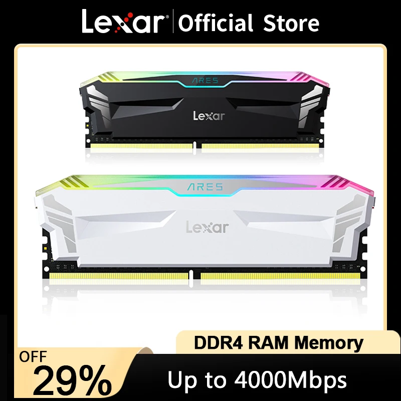

Lexar Ram Memory DDR4 RGB ddr4 8GB 16GB 3866mhz 4000mhz Ram Memoria DDR4 Heat sink UDIMM Dual Channel for Motherboard Intel AMD